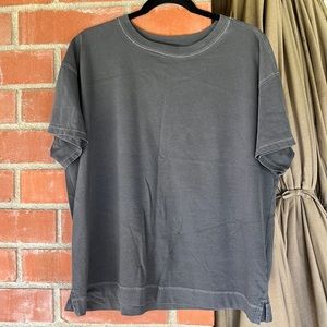 👽 Grey Old Navy Vintage Dyed Tee Large